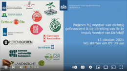 Financiering van ‘Voedsel van dichtbij’ vereist maatwerk