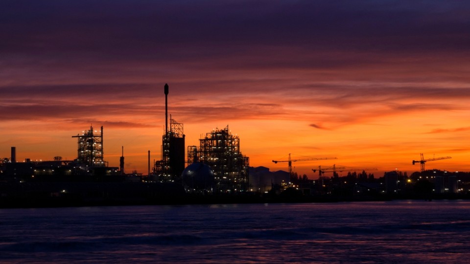 Chemours fabriek in Dordrecht