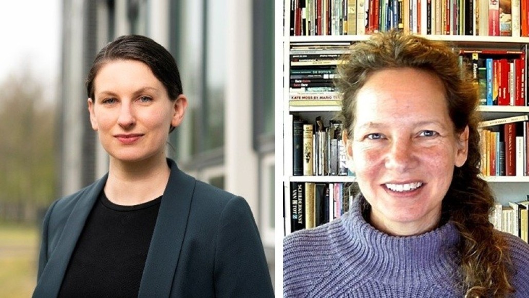 Nancy Blaker en Monique Bruinsma.