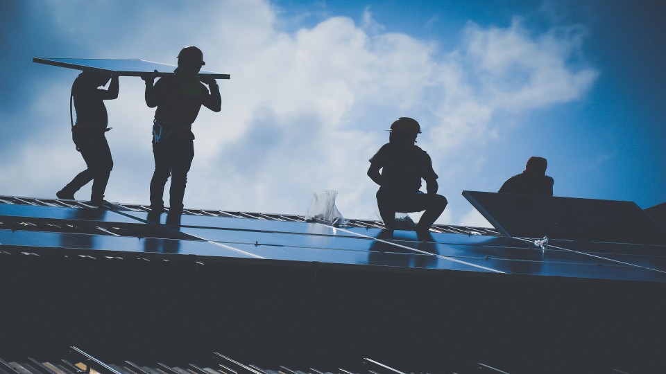 zonnepanelen leggen