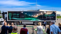 Elektrische vrachtwagen voor duurzaam, regionaal transport
