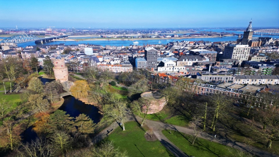 Kranenburg vanuit de lucht