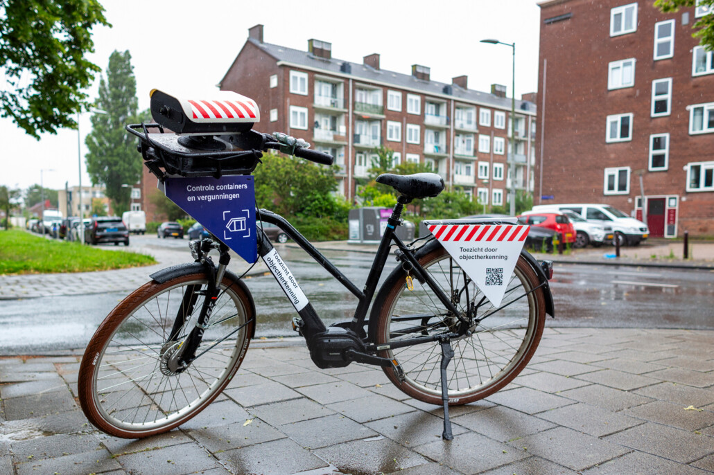De scanfiets in Amsterdam Nieuw-West