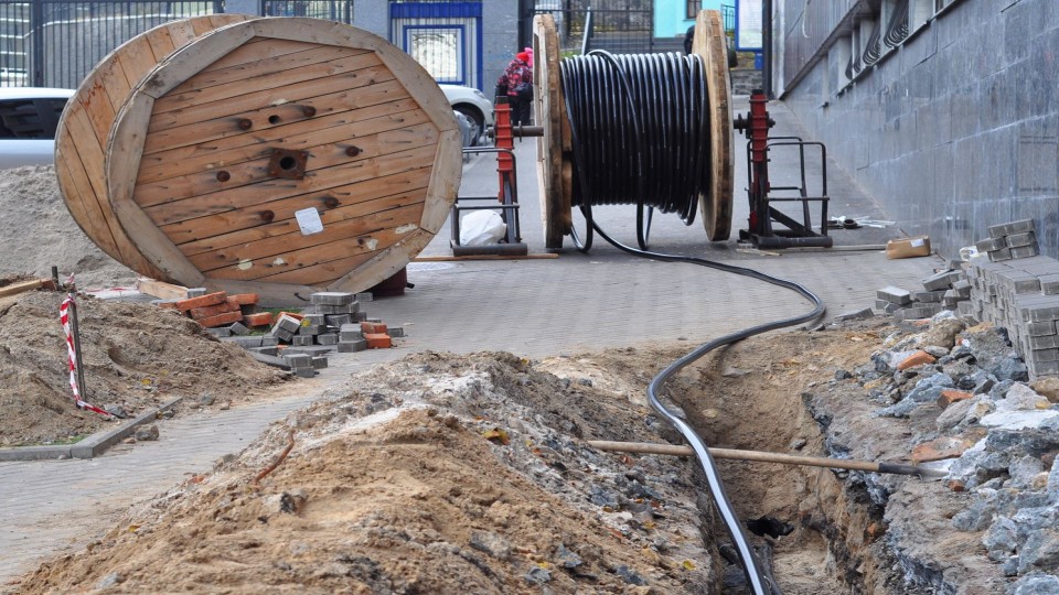 kabels in de grond