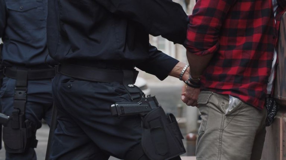 Arrestatie handboeien