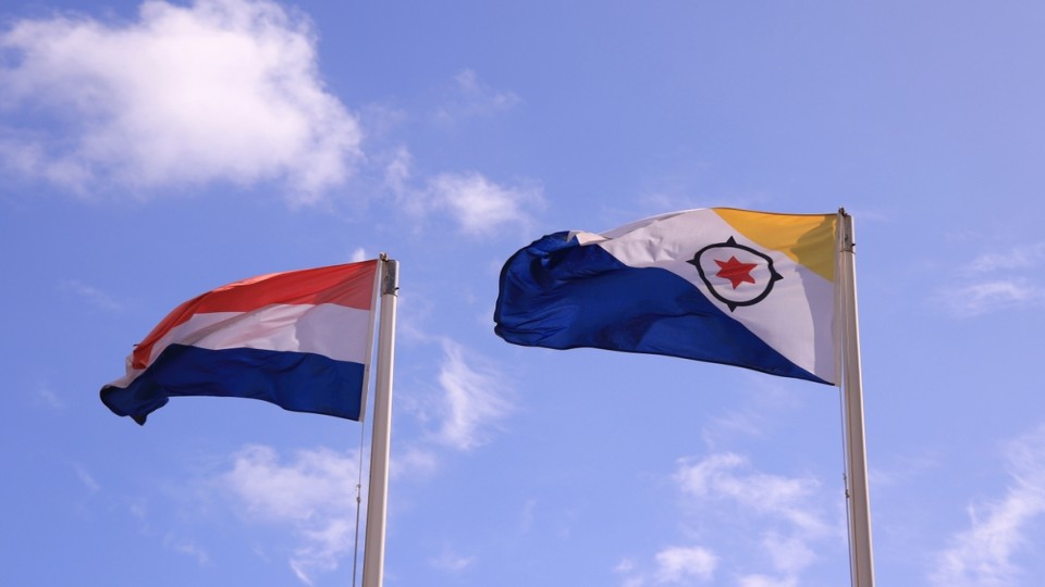 Vlag Bonaire Nederland
