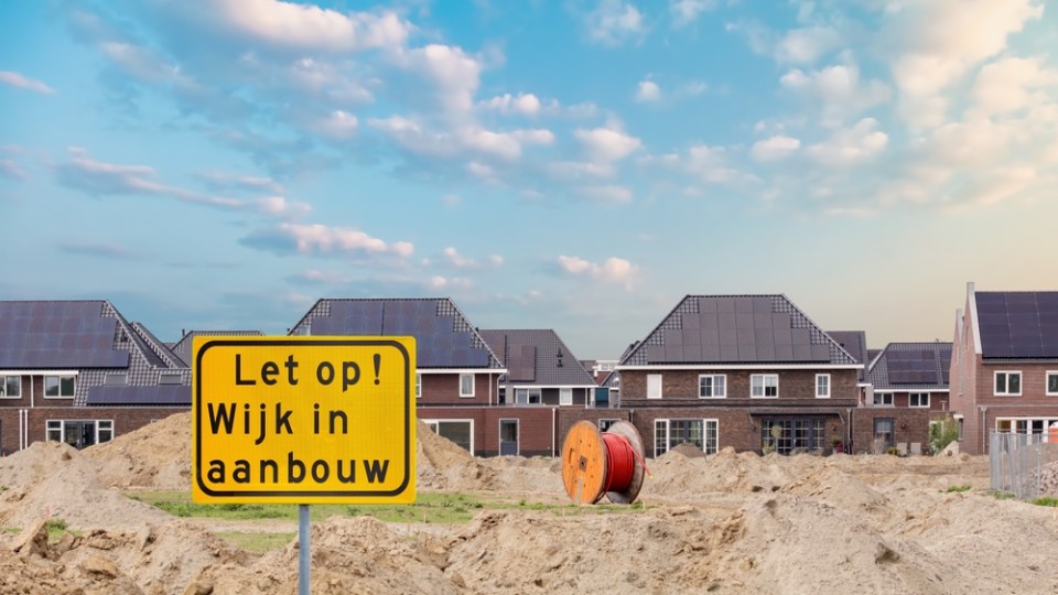 Niewbouwwijk in aanbouw