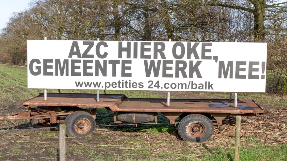 Draagvlak voor opvang asielzoekers in Friesland.