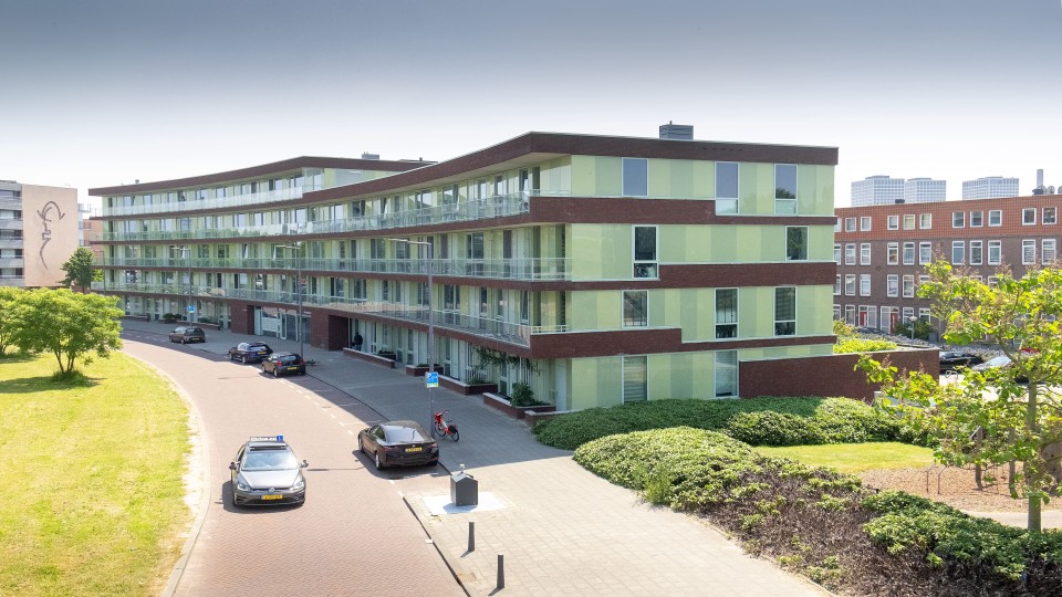 Sociale huurwoningen in de wijk Spangen in Rotterdam.