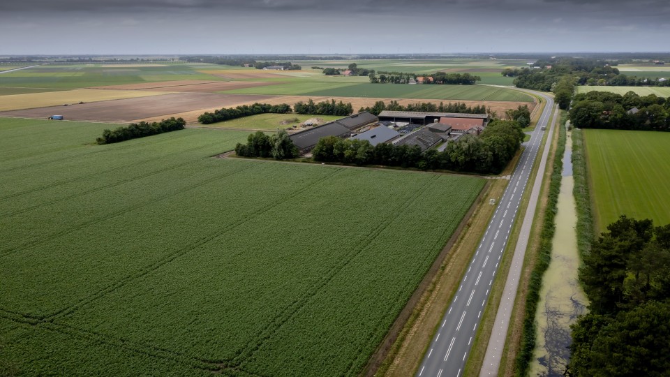 De beoogde locatie voor het aanmeldcentrum voor asielzoekers in Bant