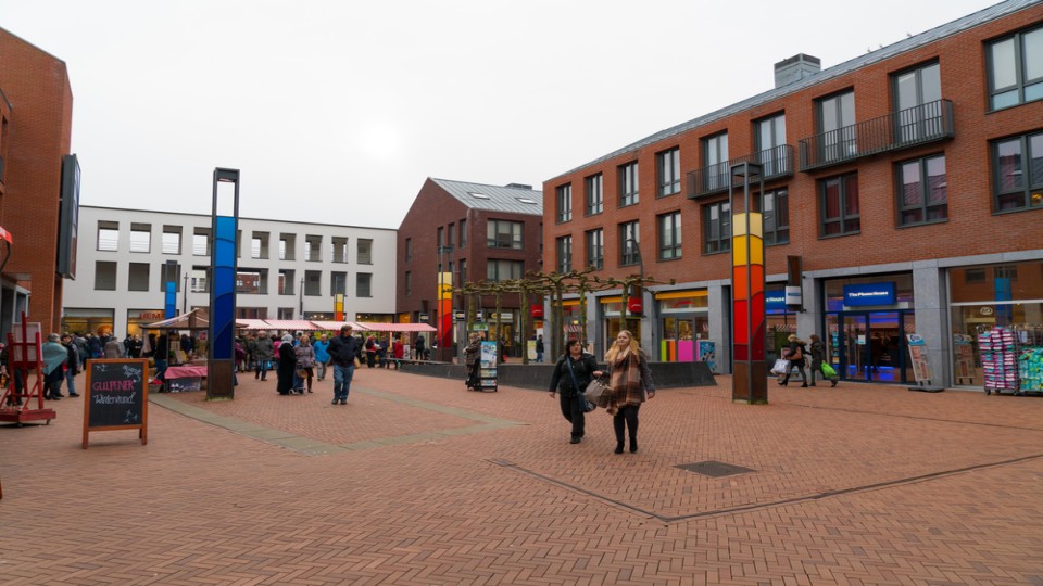 Het centrum van Dronten