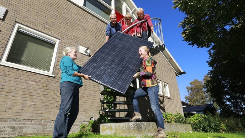 Zonnepanelen in de wijk