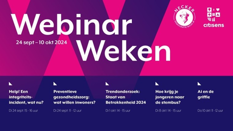 Webinar Weken bij Necker en Citisens