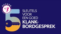 Vijf sleutels voor een goed klankbordgesprek
