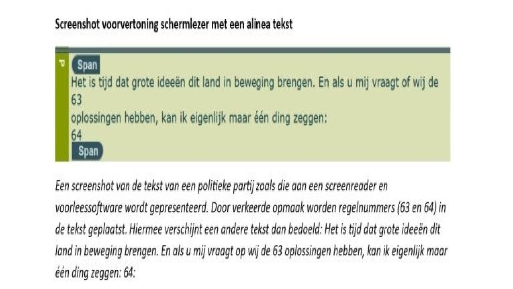 Screenshot van een voorvertoning