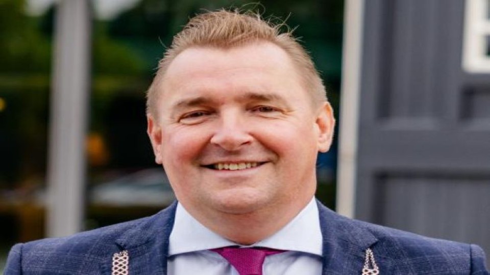 Portret van burgemeester Gernem Dijksterhuis