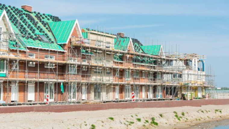 Voorlopig geen 100.000 woningen per jaar