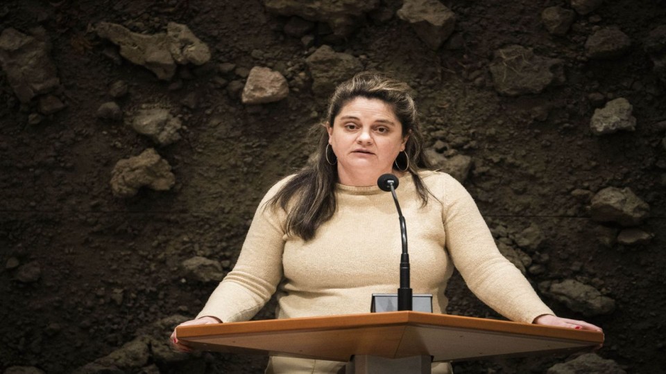 Barbara Kathmann (GroenLinks-PvdA) spreekt in de Tweede Kamer