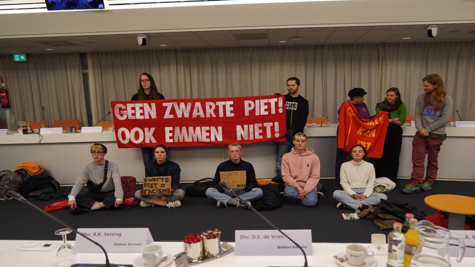Emmen anti zwarte piet actie