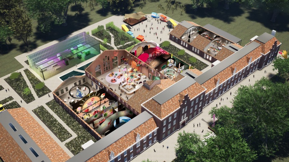 Artist impression Word Food Center Experience Ede