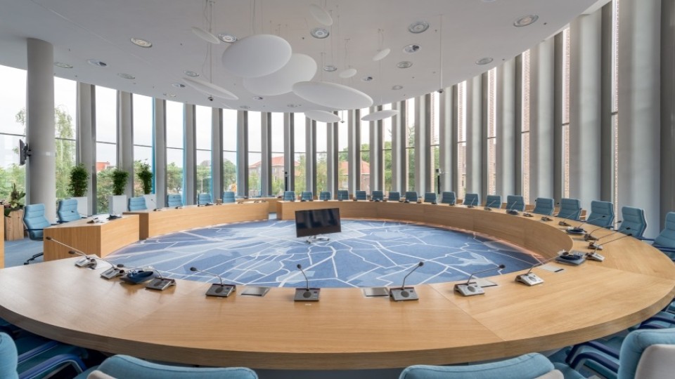 Raadzaal van de gemeente Weert