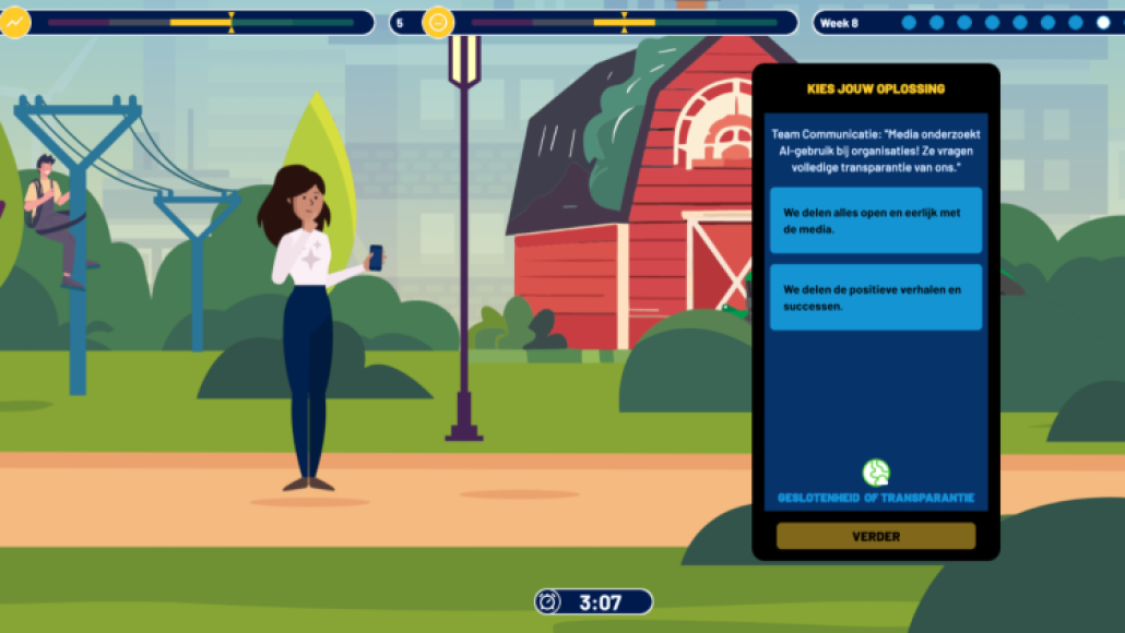 Screenshot uit 5 minuten AI-manager