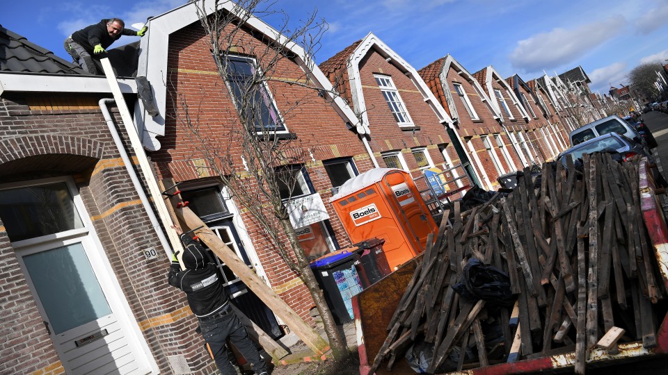 Woningen met verzakte funderingen in Zaandam werden begin dit jaar hersteld.