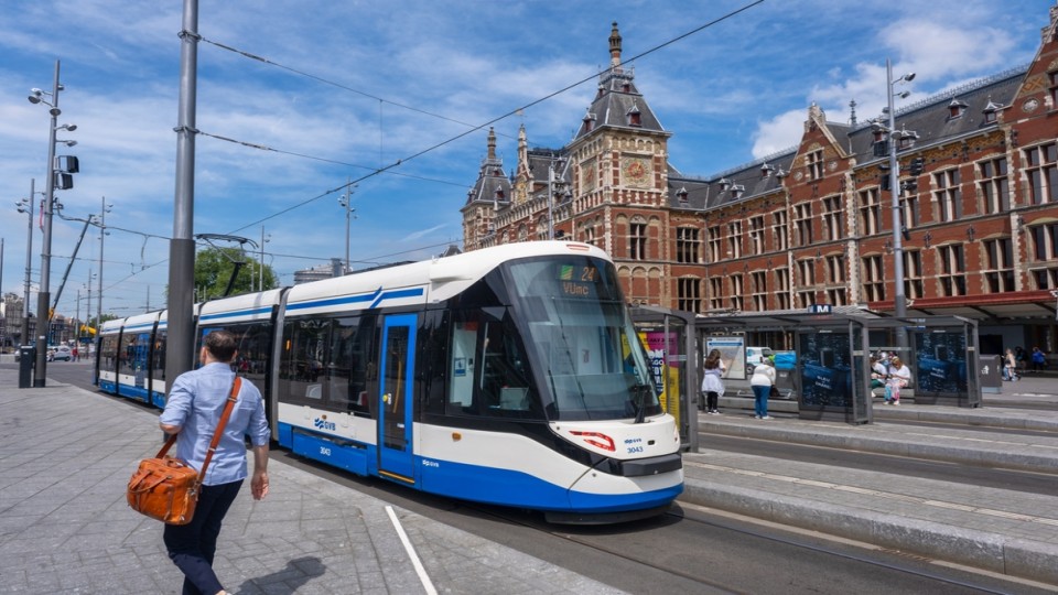 Tram in Amsterdam