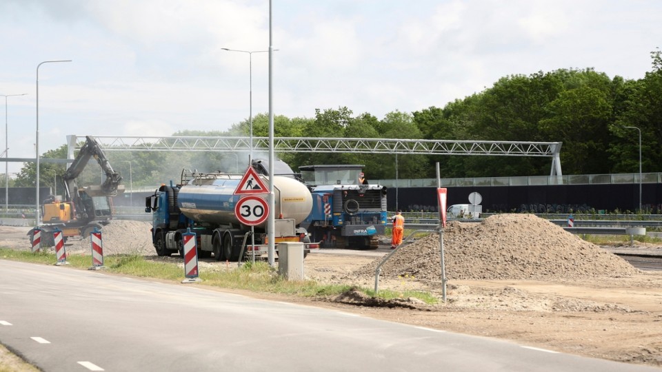 Aanleg van weg