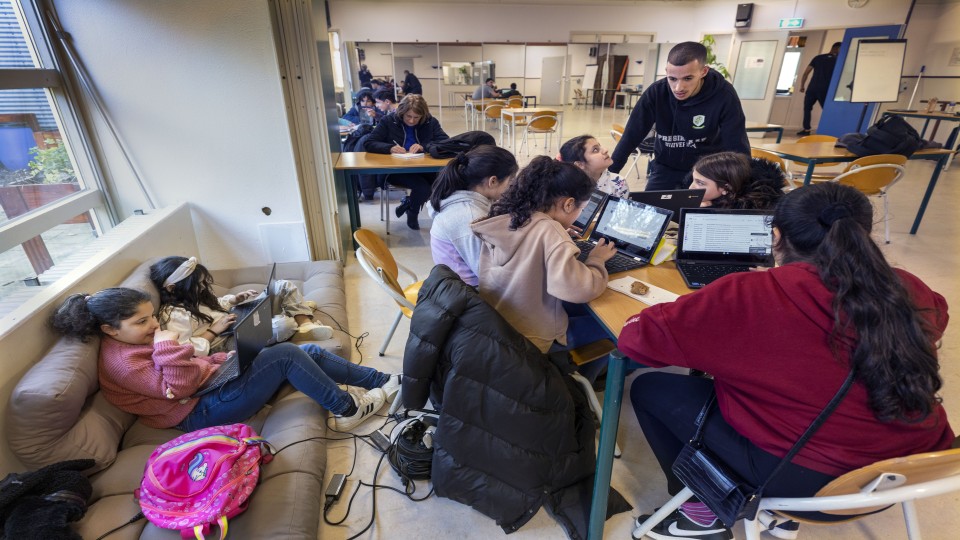 Jongerenwerk ‘De Overkant’ in Arnhem. Werry Crone (ANP)
