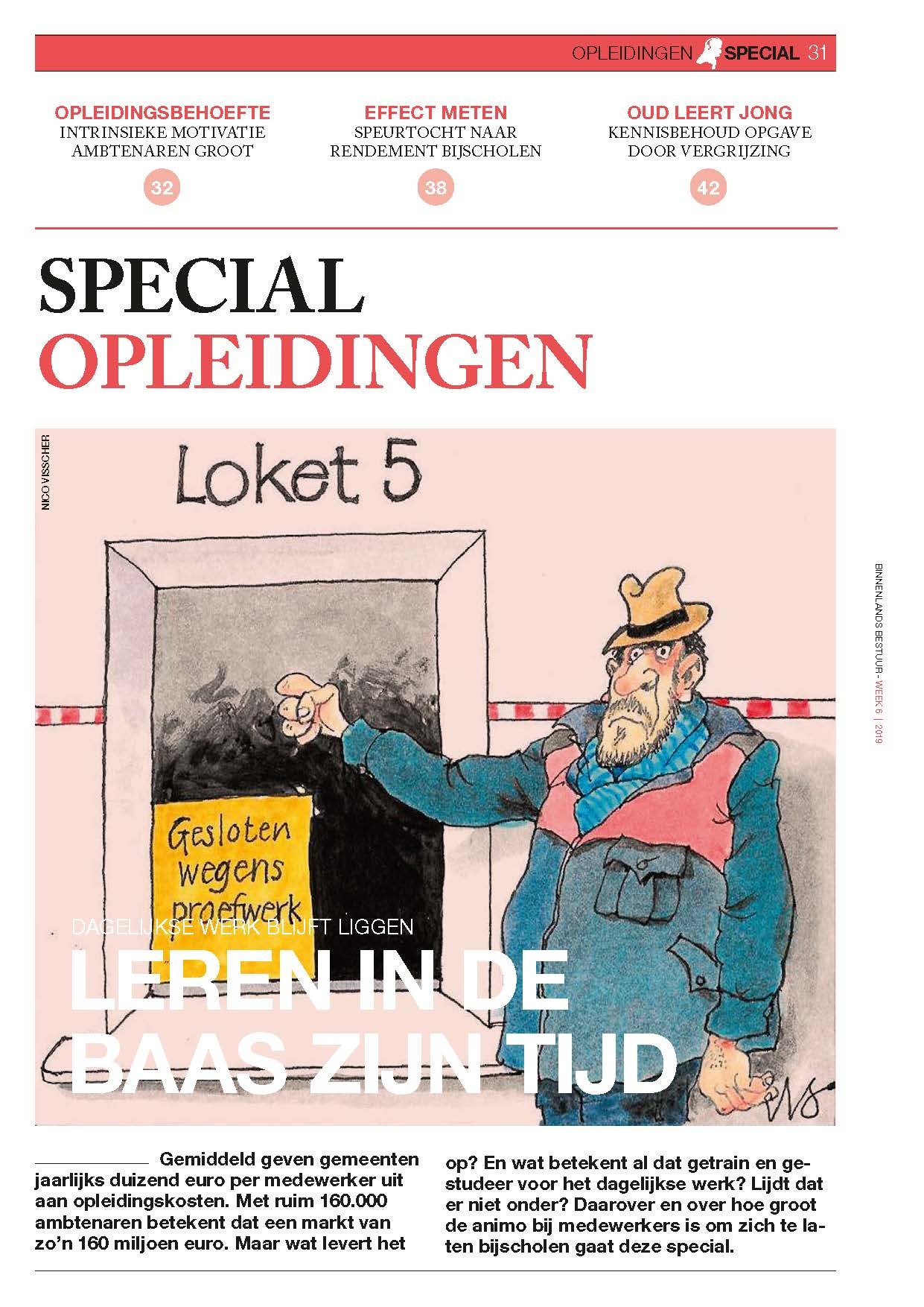 Leren in de baas zijn tijd