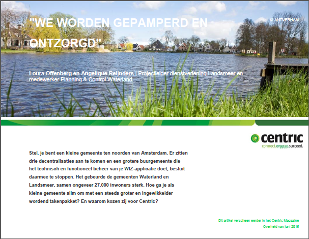 ‘We worden gepamperd en ontzorgd’
