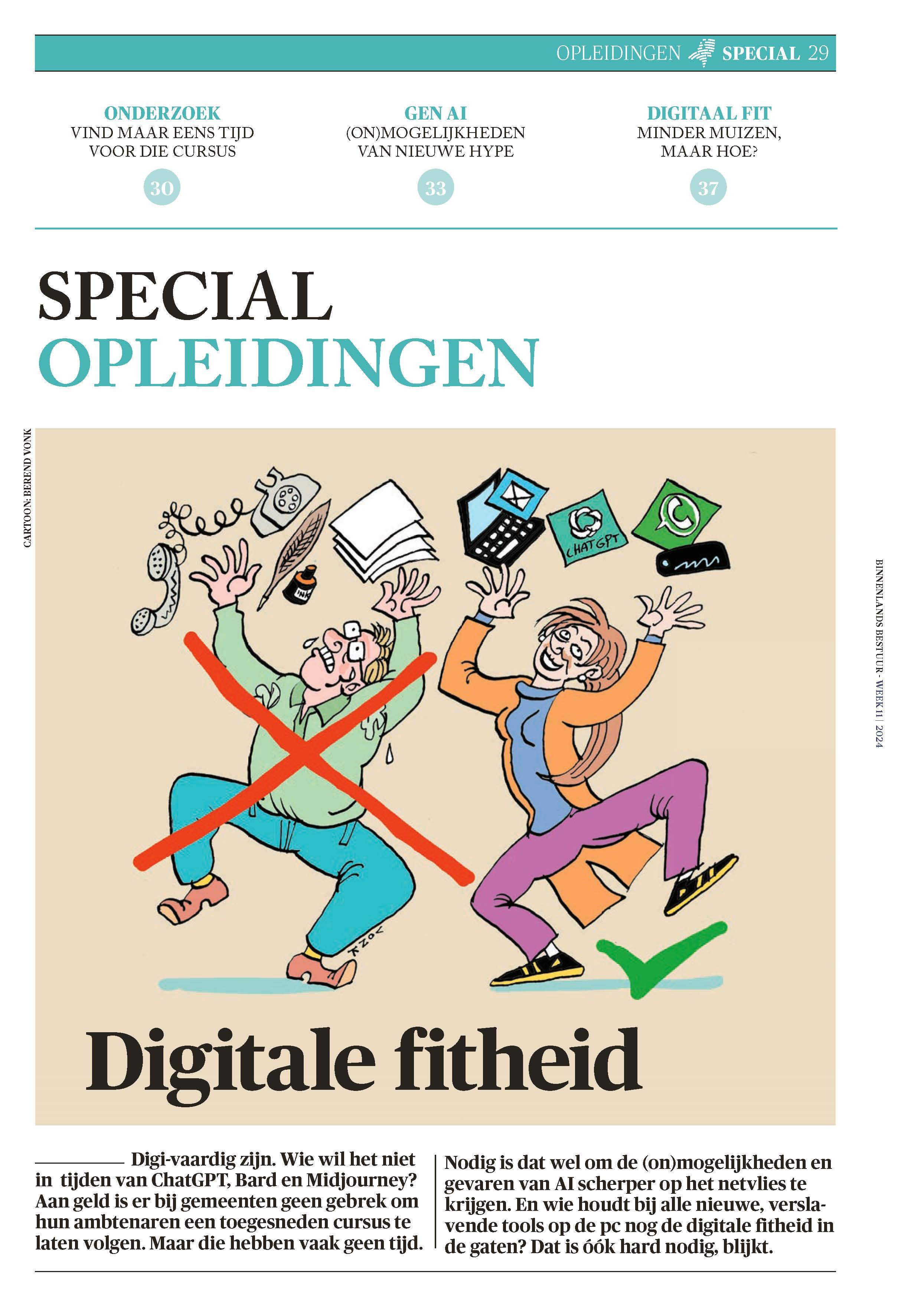 Special Opleidingen: Digitale fitheid