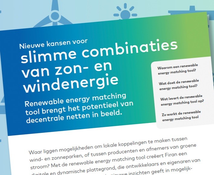 Nieuwe matchingtool onthult maatschappelijke voordelen en slimme oplossingen met zon- en windenergie