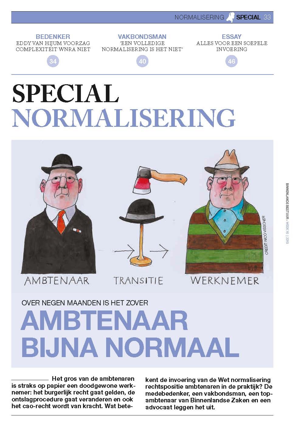 Ambtenaar bijna normaal