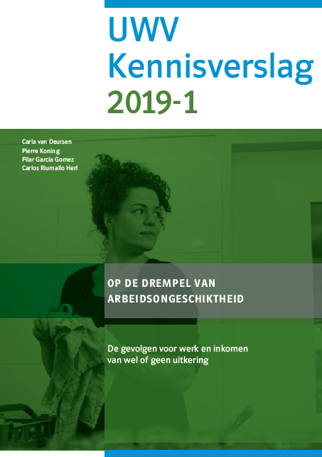 UWV Kennisverslag 2019-1: Op de drempel van arbeidsongeschiktheid