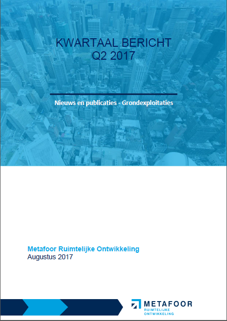 Kwartaalbericht grondexploitaties 2017 Q2