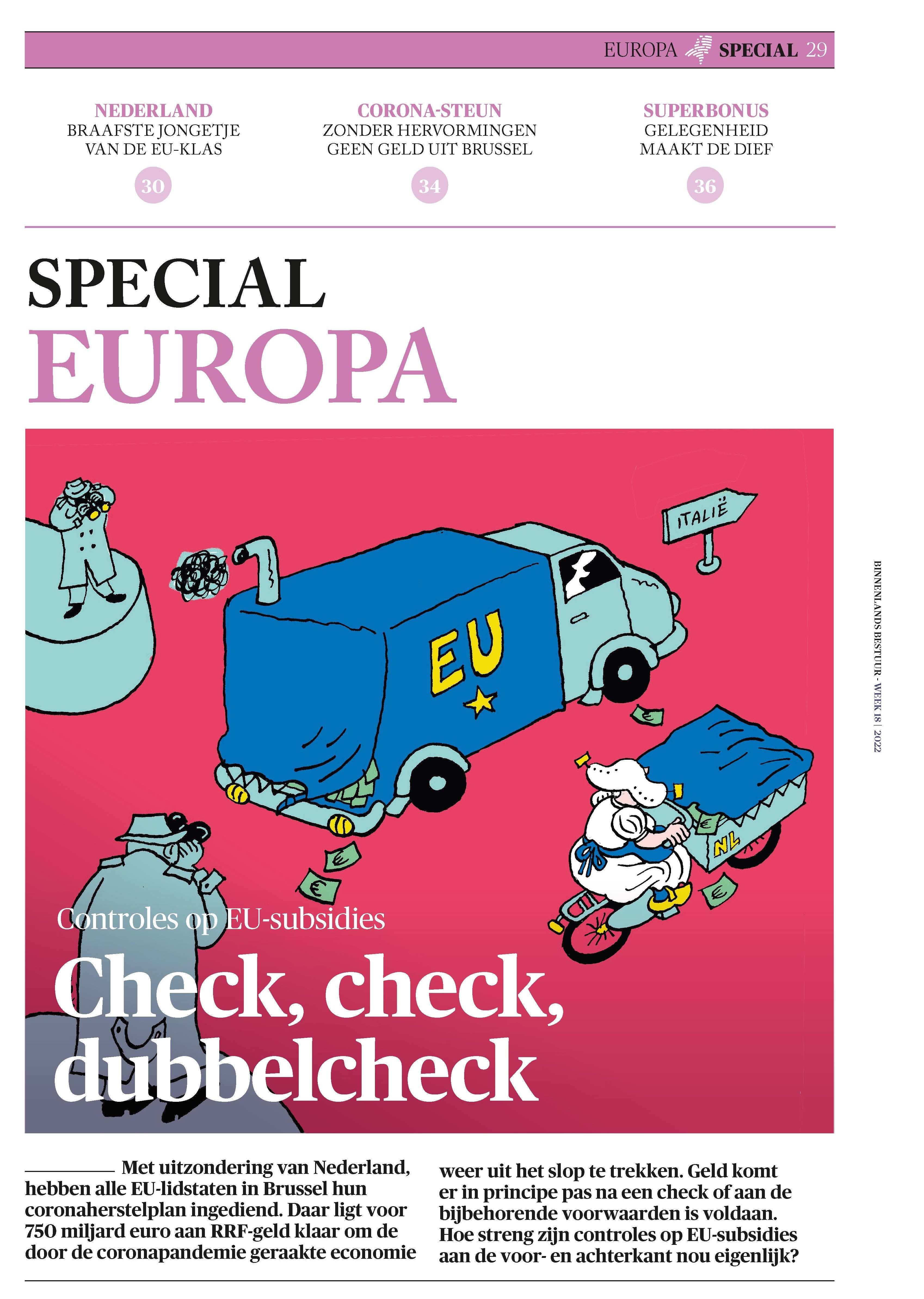 Special Europa: controles op EU-subsidies