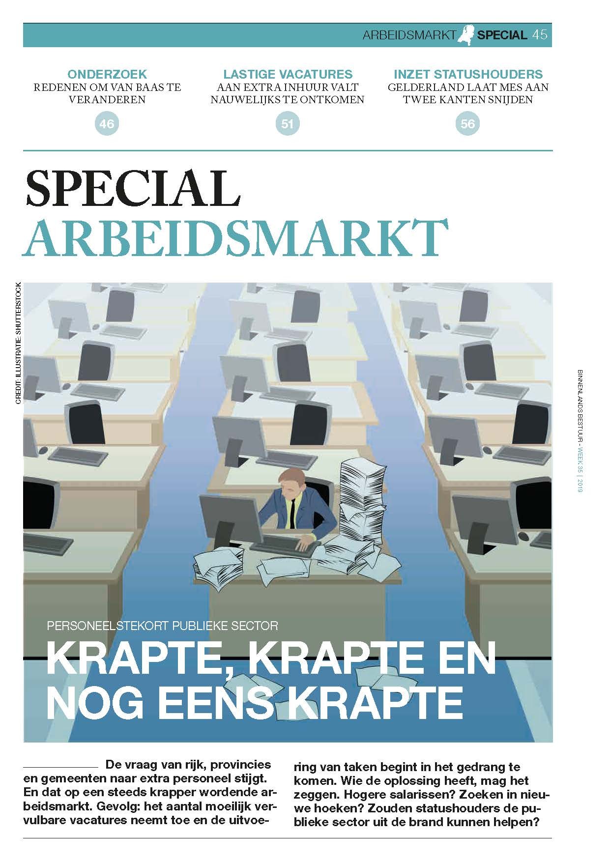 Krapte, krapte en nog een krapte: personeelstekort publieke sector