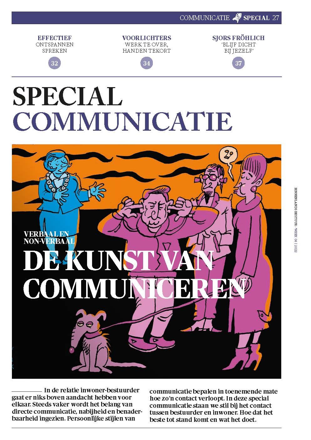 Special Communicatie: de kunst van het communiceren