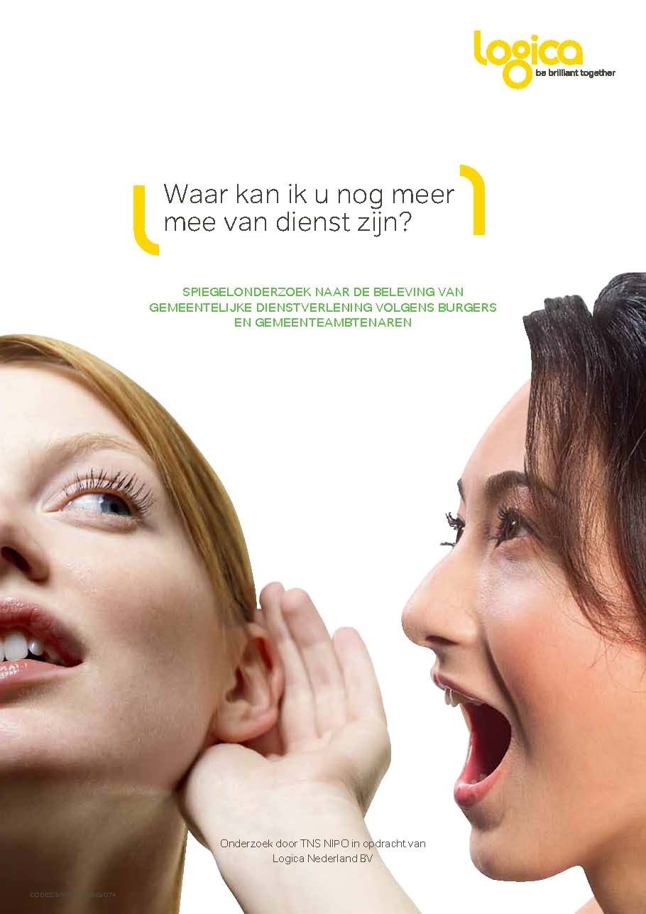 De burger wil dat de gemeenteambtenaar zich extra inspant