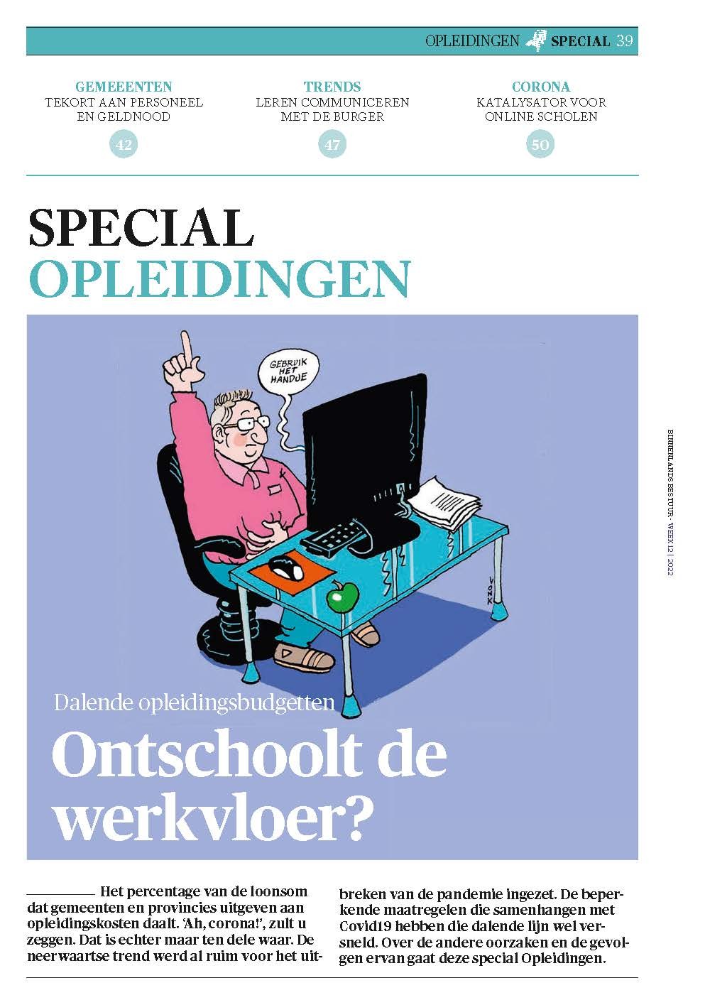 Special Opleidingen: Ontschoolt de werkvloer?