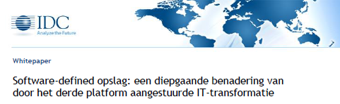 Software-defined opslag