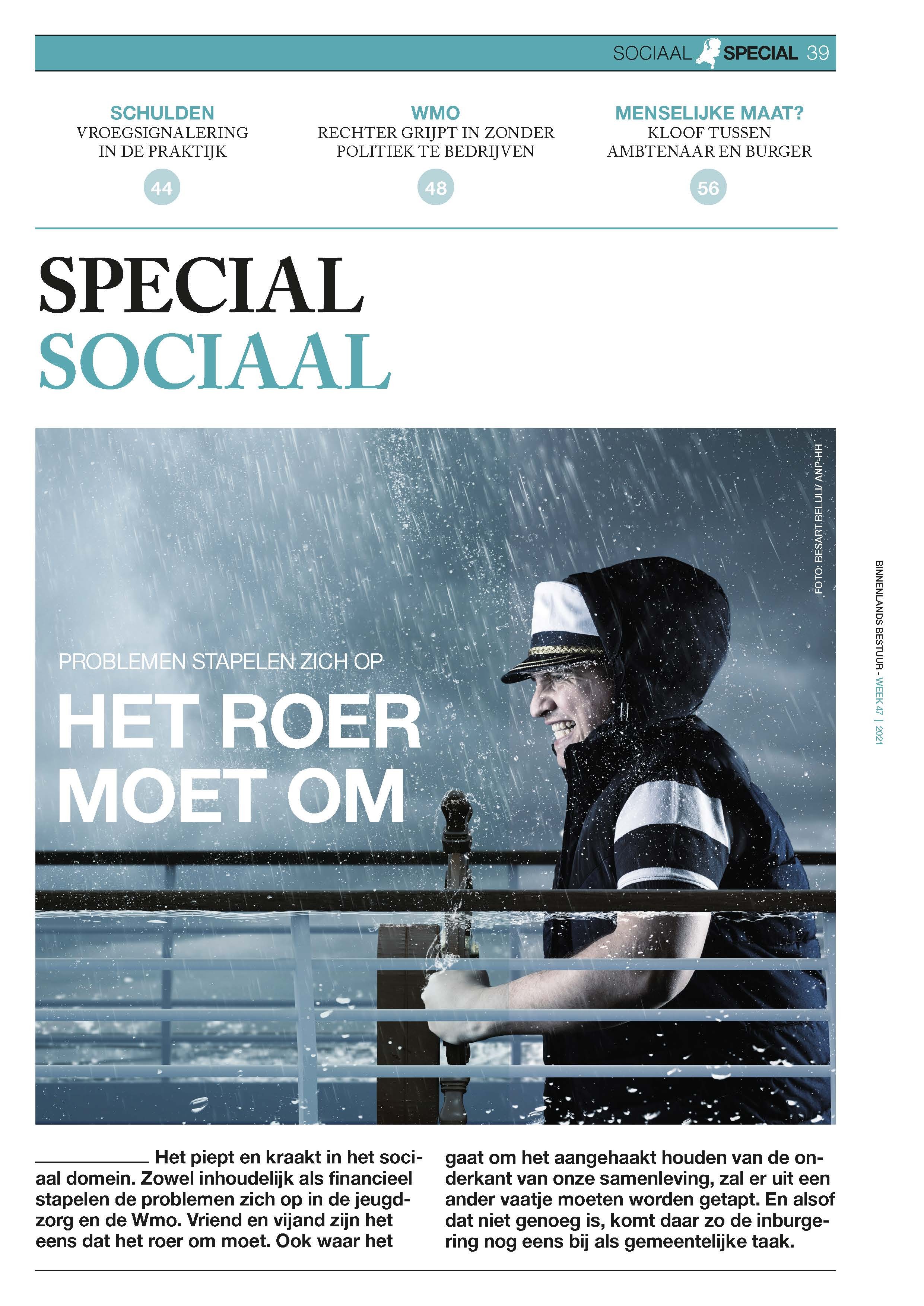 Special sociaal: Het roer moet om