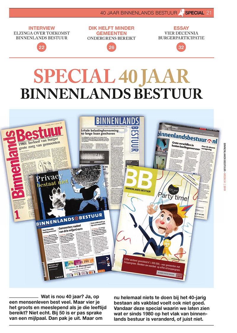 Special: 40 jaar Binnenlands Bestuur