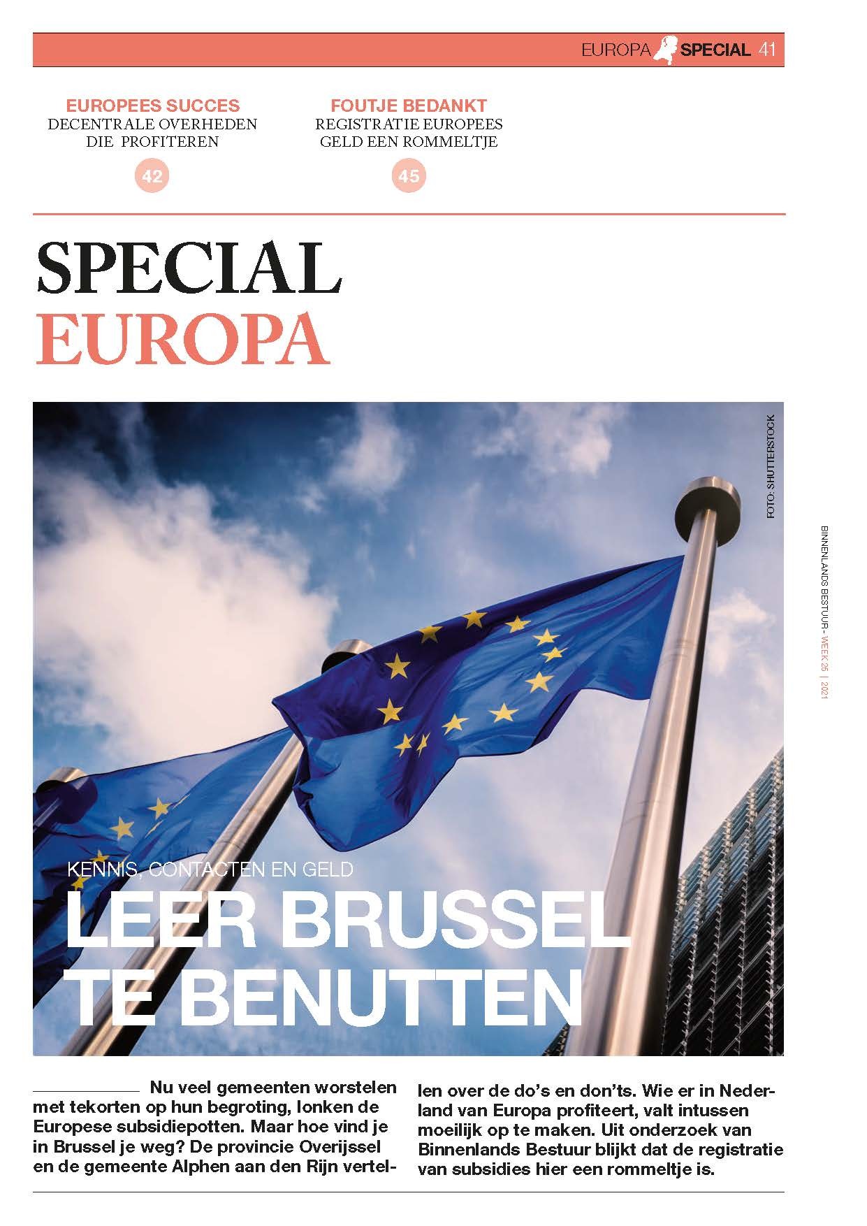 Special Europa: Leer Brussel te benutten