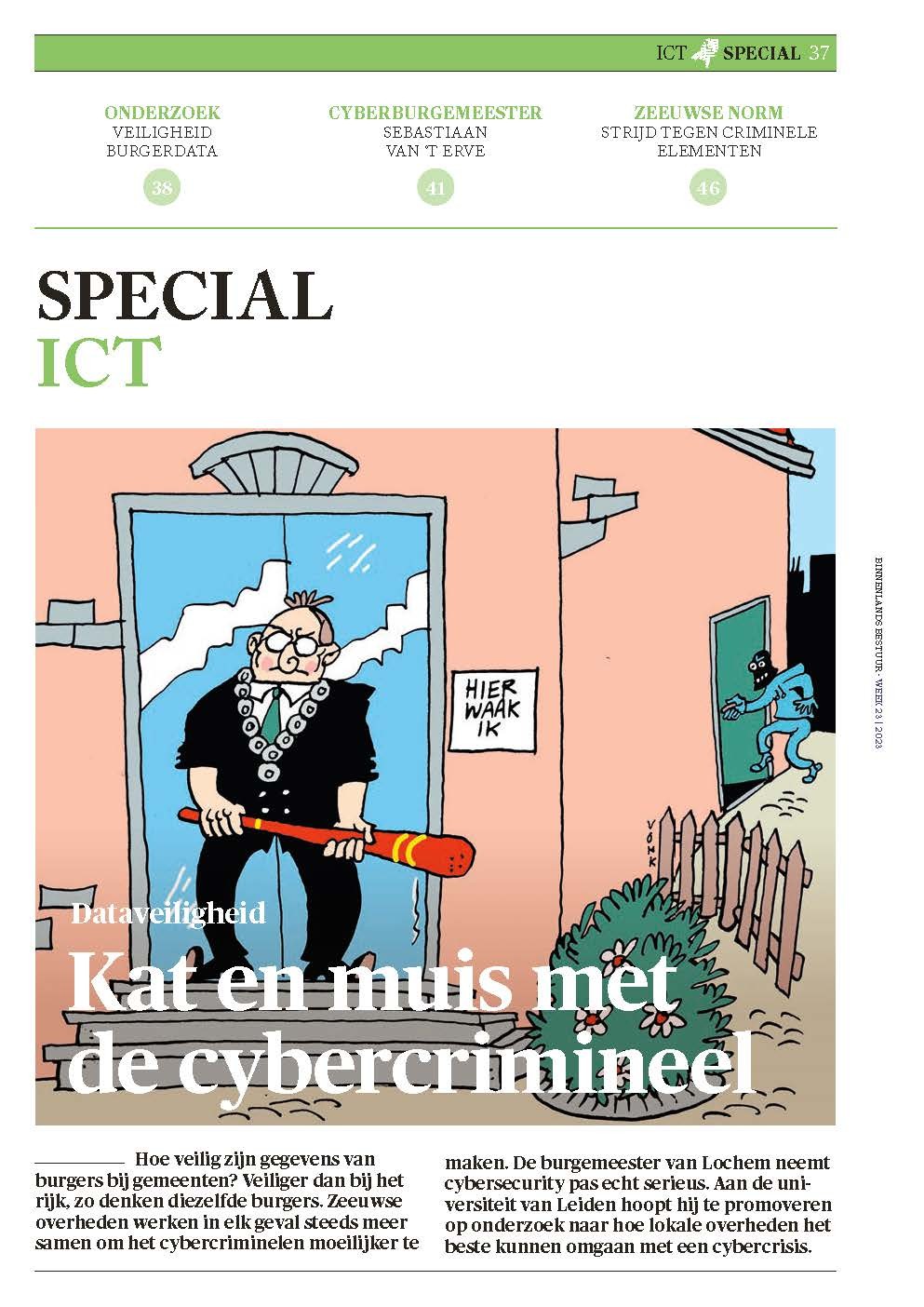 Special ICT: Dataveiligheid: Kat en muis met de cybercrimineel