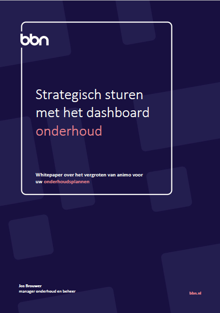 Strategisch sturen met het dashboard onderhoud
