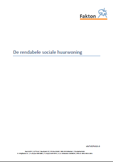 De rendabele sociale huurwoning