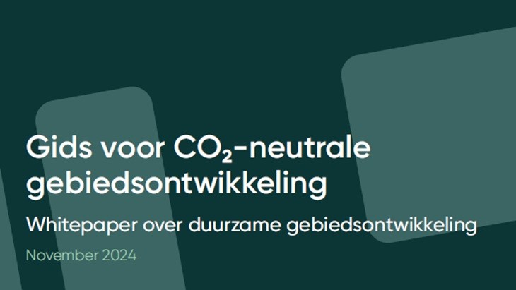 Gids voor CO2-neutrale gebiedsontwikkeling